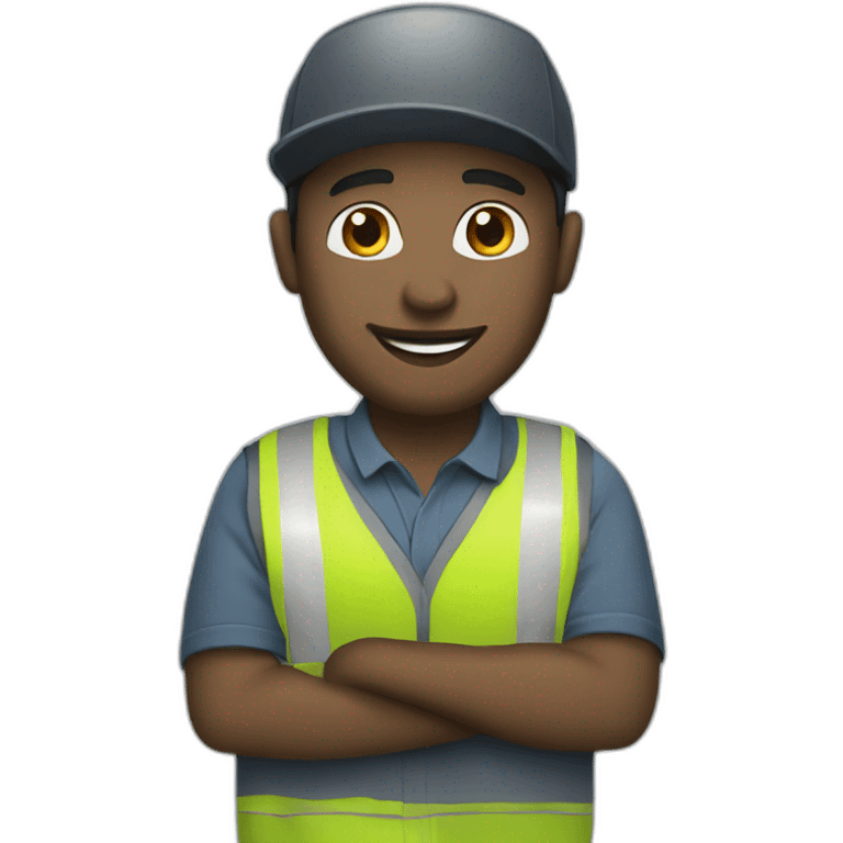 White men working in Freight forwarder emoji