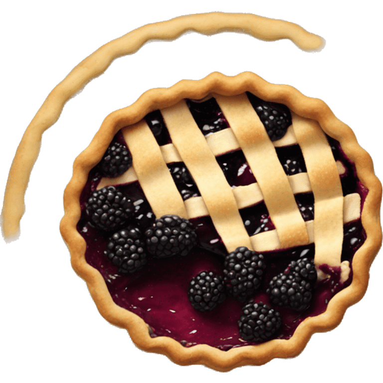 Blackberry pie  emoji