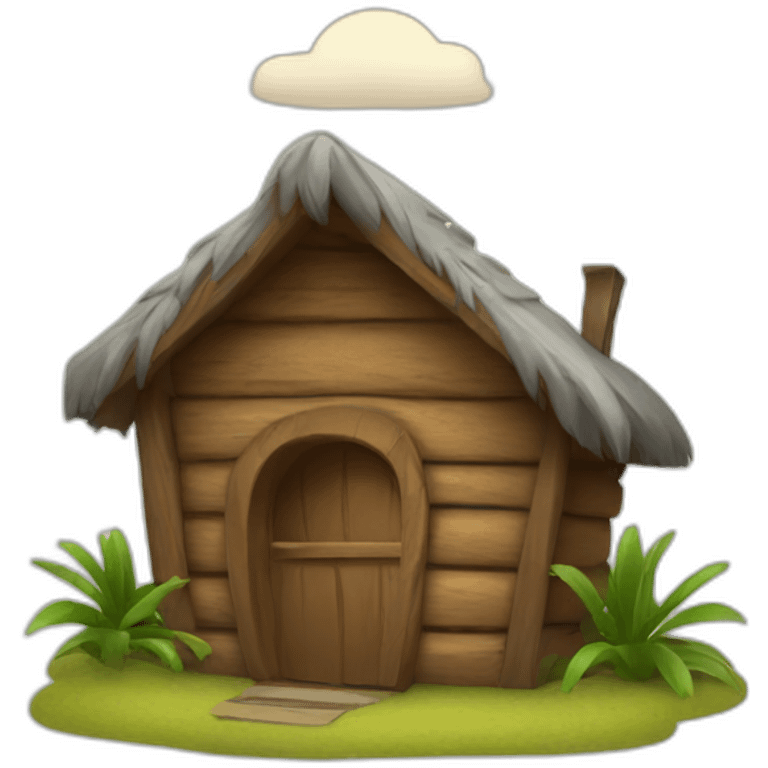 cute hut emoji