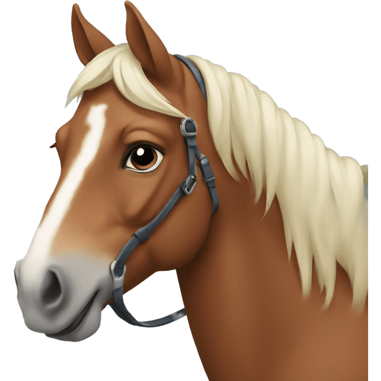 A horse  emoji