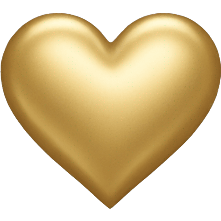 Gold heart  emoji