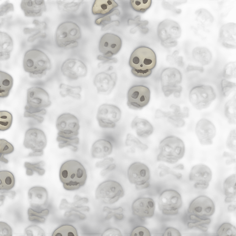 Halloween skeleton emoji