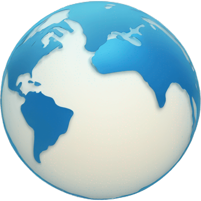 globe with blue meridians emoji