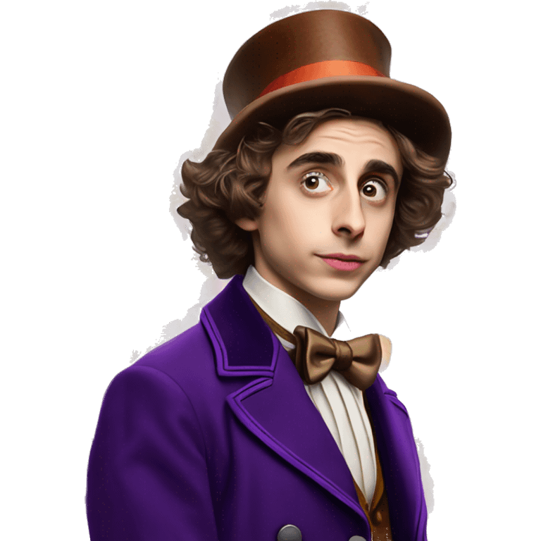 Timothée chalamet willy wonka emoji