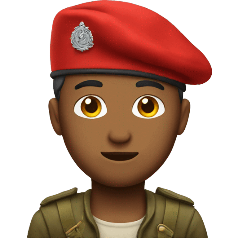 Red beret emoji