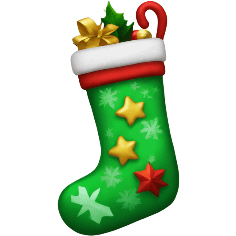 Christmas stocking emoji