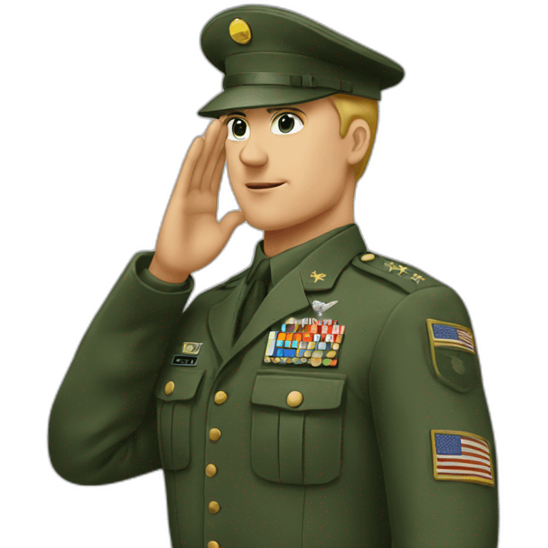 Military Salute emoji