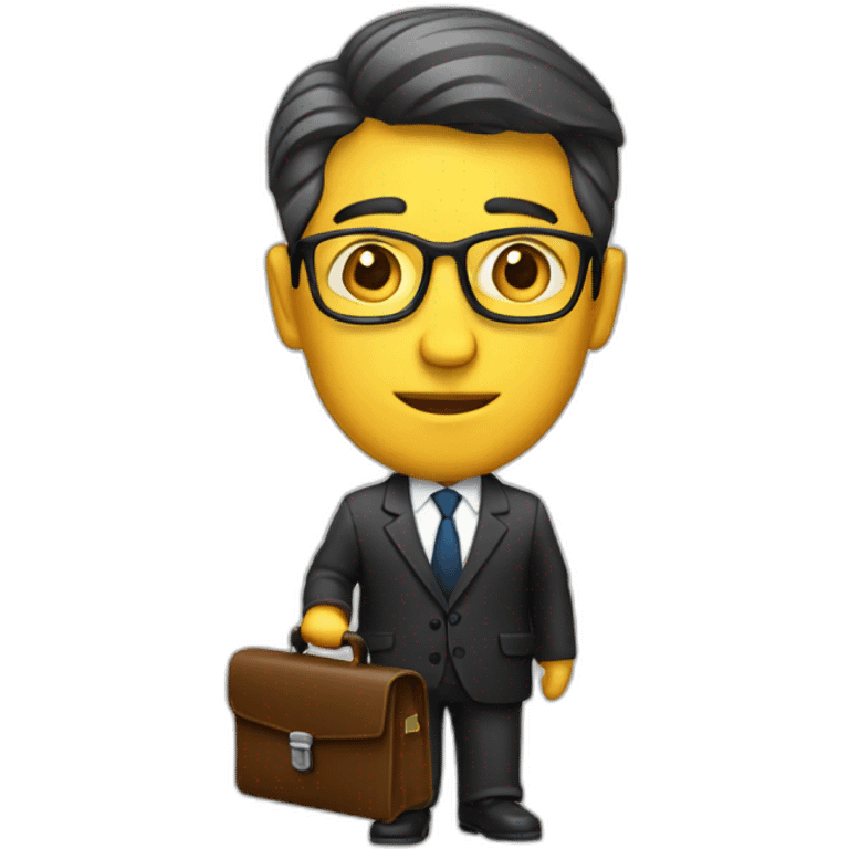 lawyer with briefcase emoji