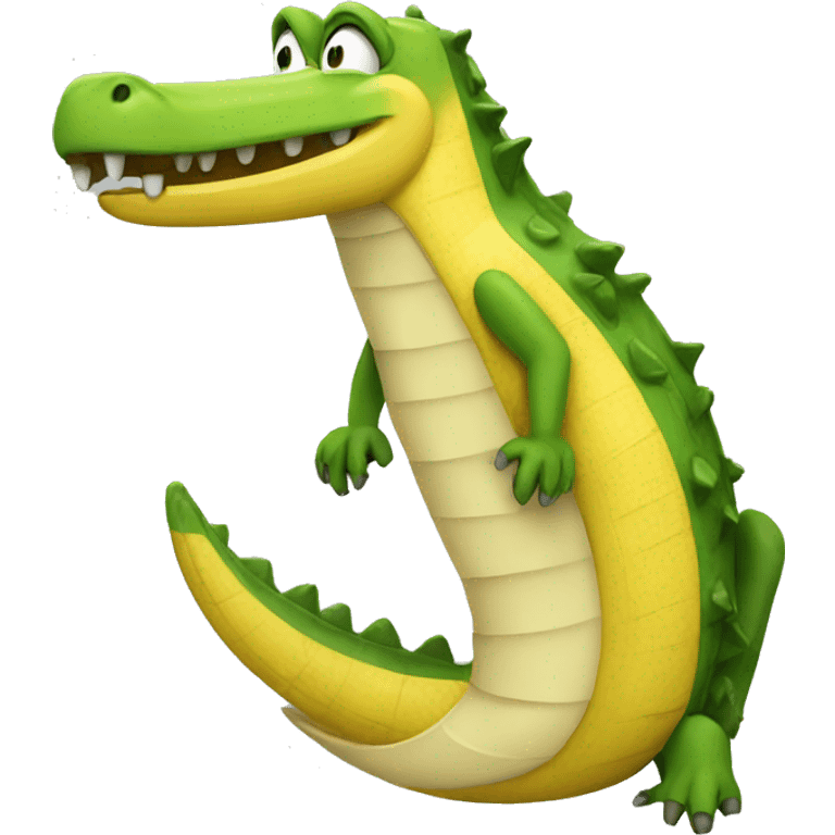 banana crocodile emoji