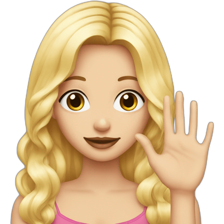 girl-with-manicure-and-blond-hair-fasepalm emoji