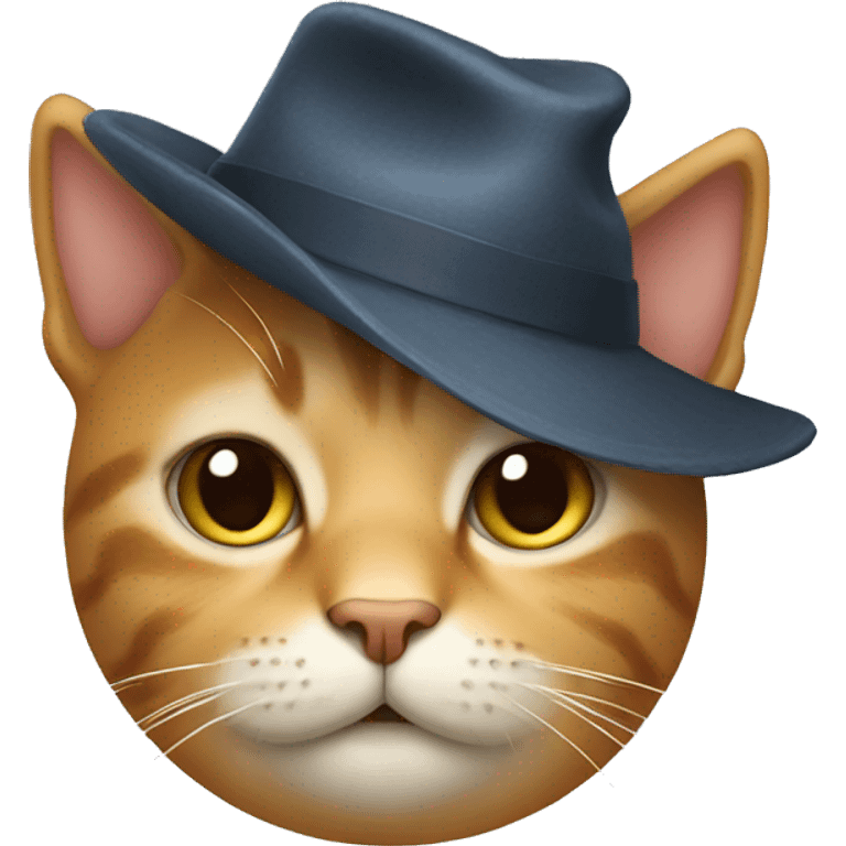 cat wearing a hat emoji