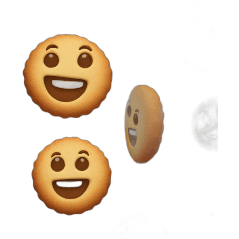 happy cookie emoji