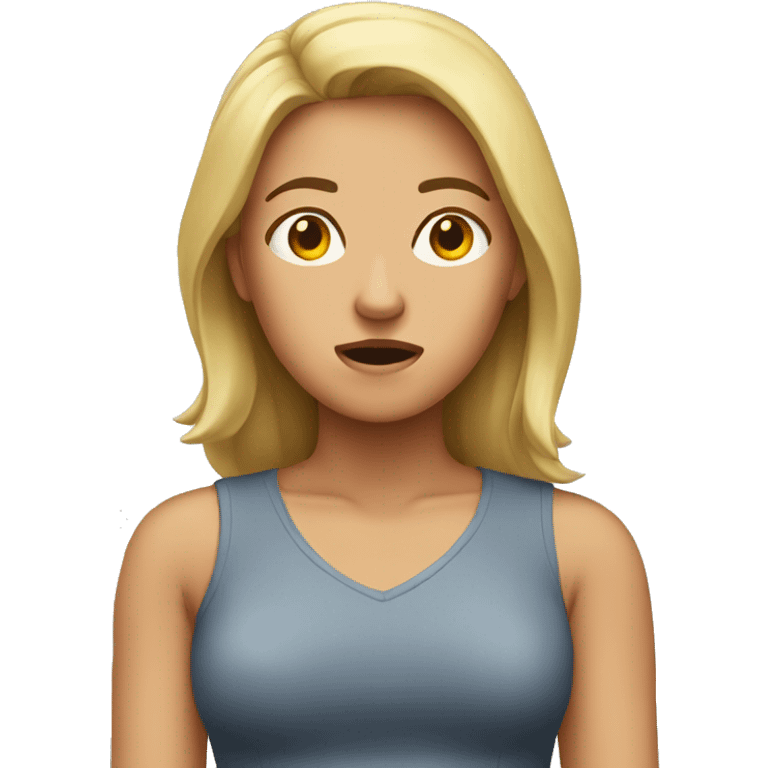 woman under pressure emoji