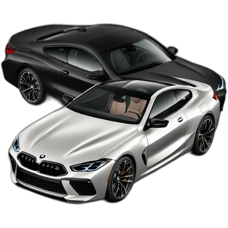 bmw m8 black  emoji