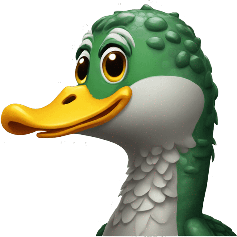 duck crocodile emoji