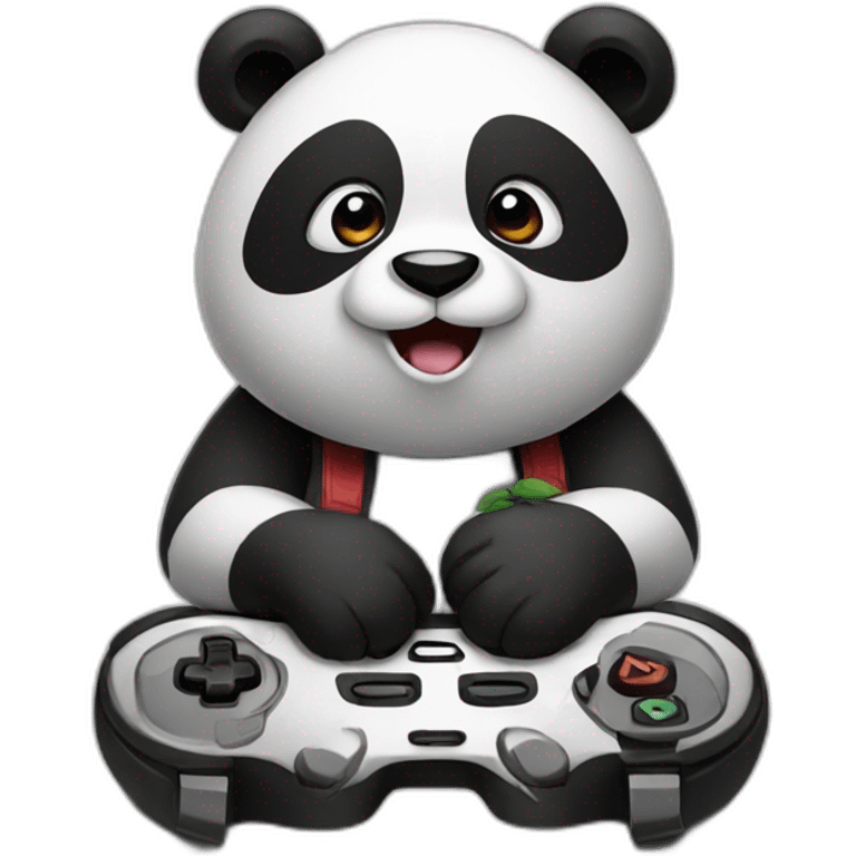 Panda gamer emoji