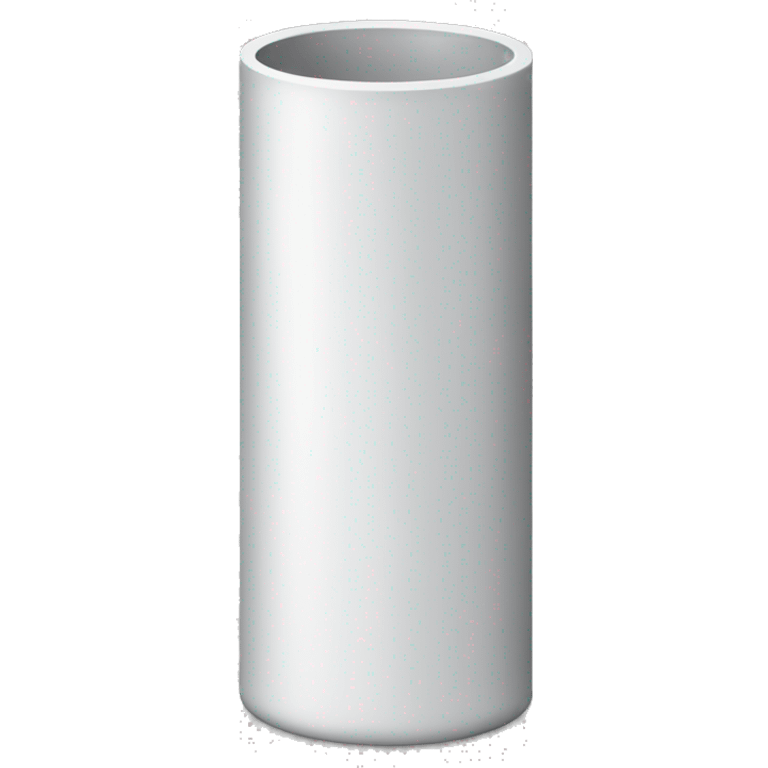 Large cylinder with a pointed top that looks like santa emoji