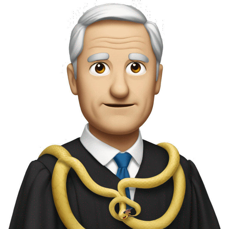 A royal commission with snakes on it emoji