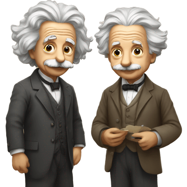 Albert Einstein with newton  emoji