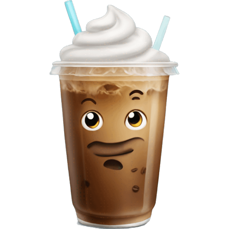 Iced coffee  emoji