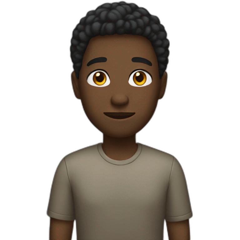 Black person emoji