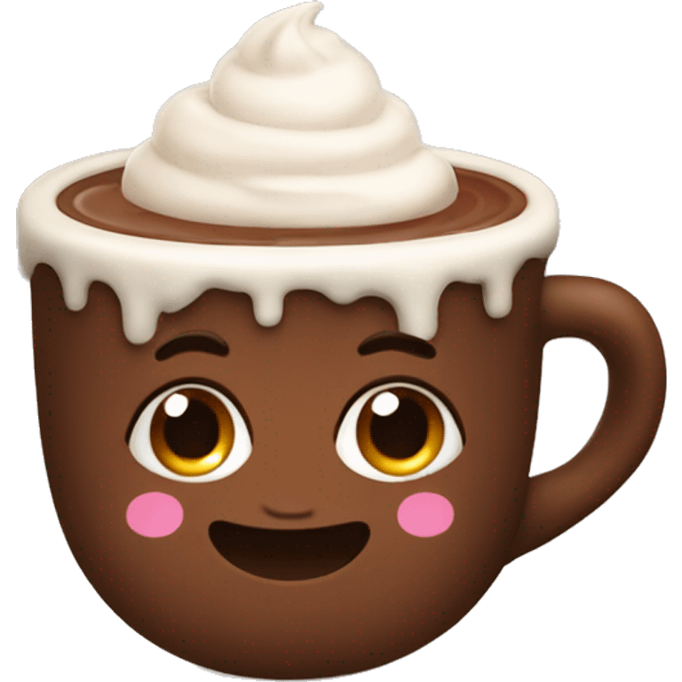 cute hot chocolate cup emoji