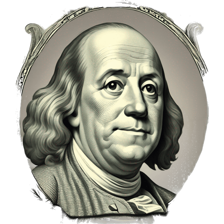 Benjamin Franklin dollar mason emoji