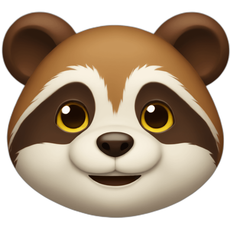 Tanuki smil emoji