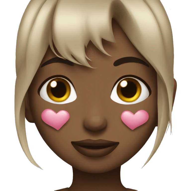 girl with kiss  emoji