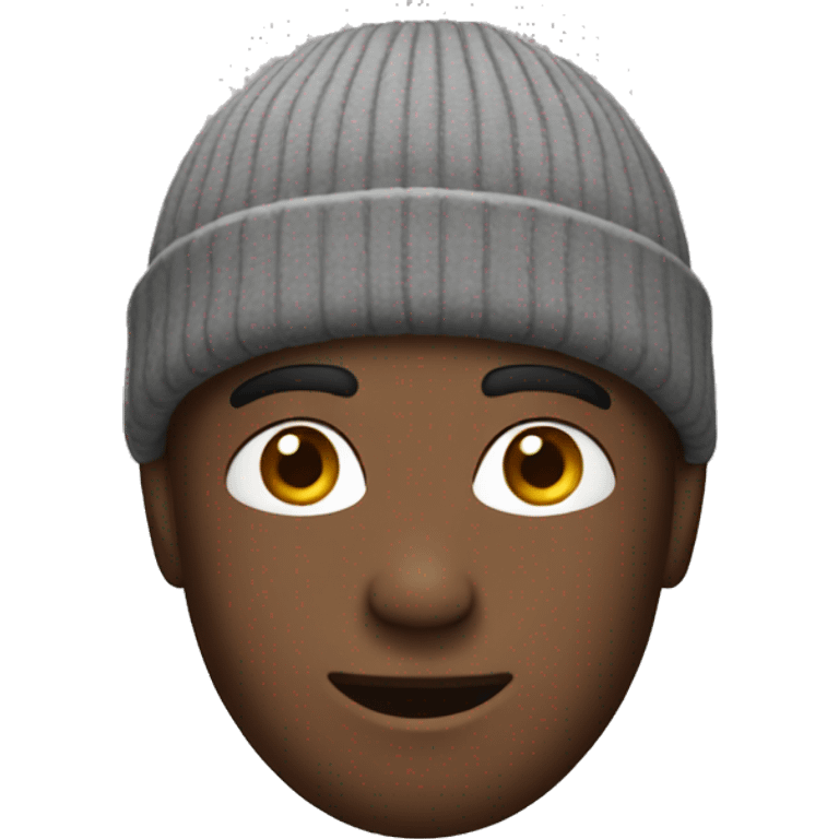 Guy wearing a beanie  emoji