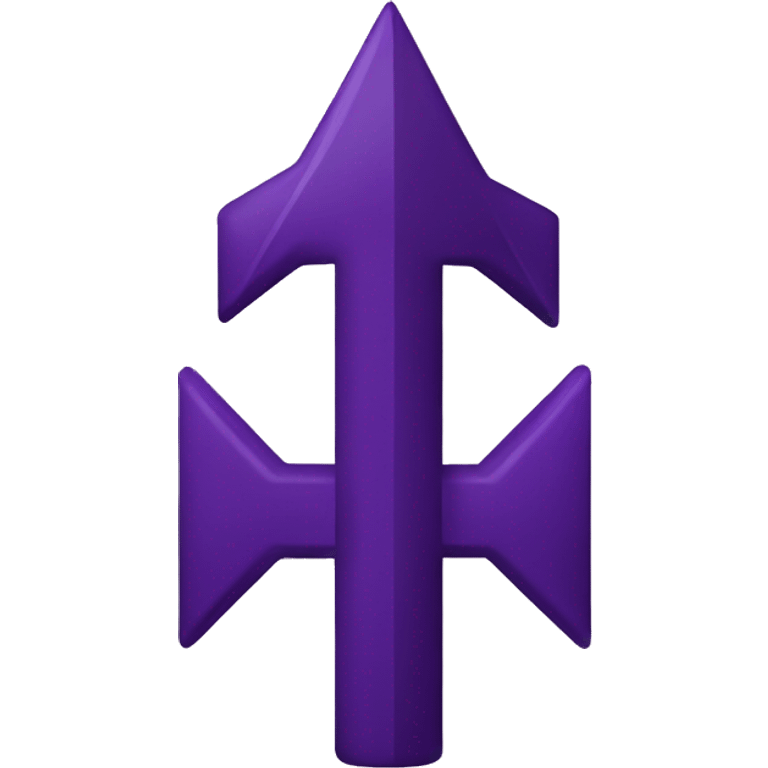 purple arrow pixel emoji