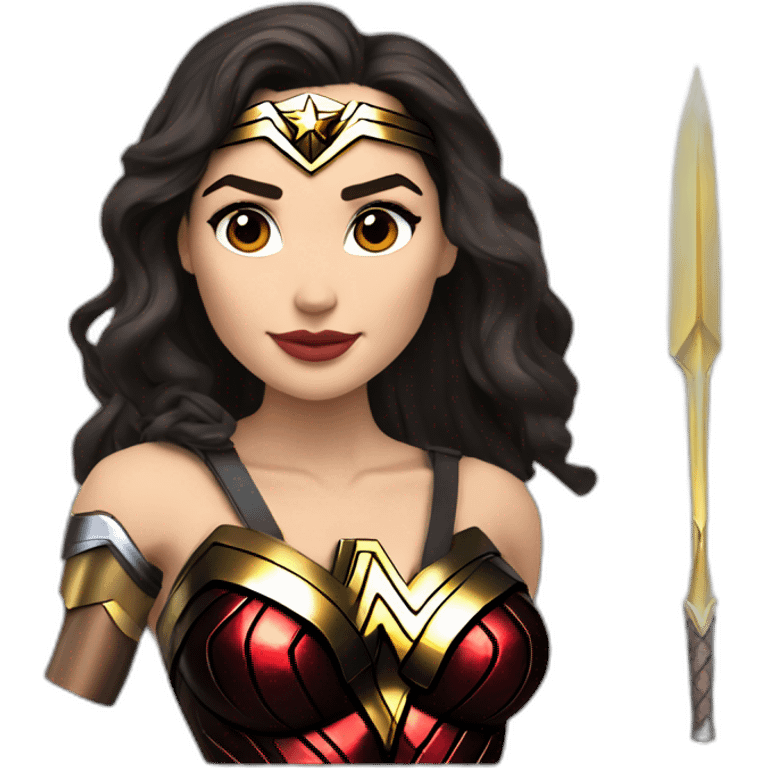 Gal gadot as wonder woman emoji