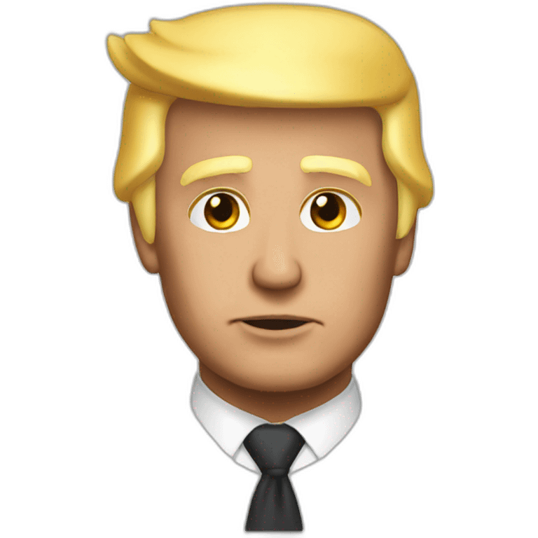 Trump is flying to jail emoji