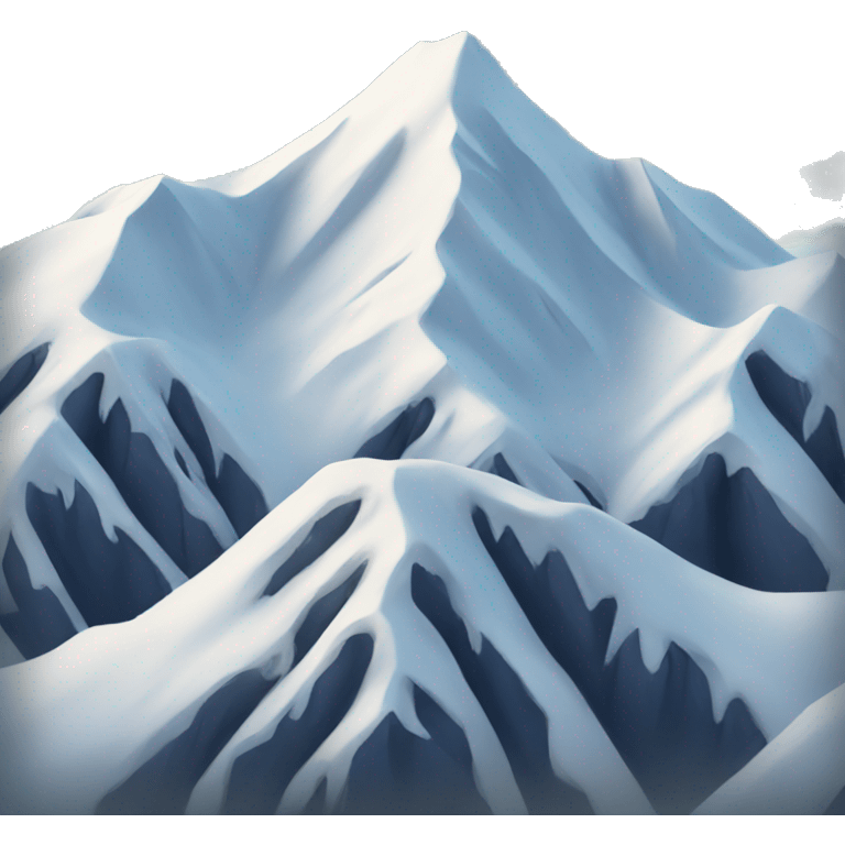 Snowy mountains  emoji