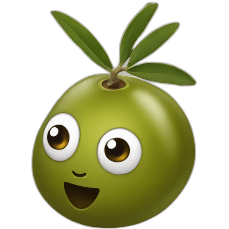 olive with oickle inside emoji