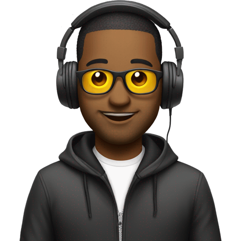 A DJ  emoji