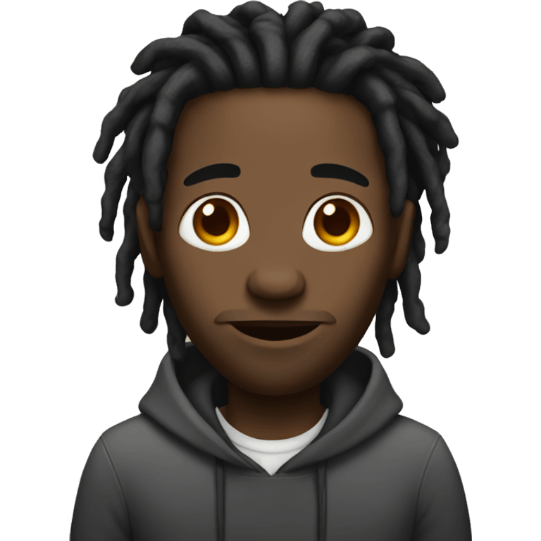 Black man with dreads emoji