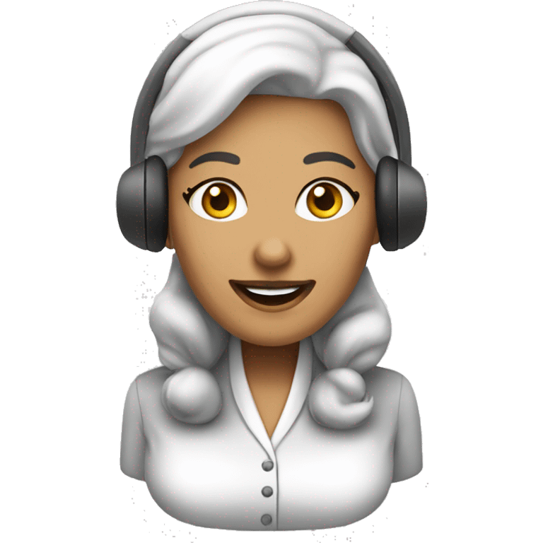 call center Mrs Clause emoji