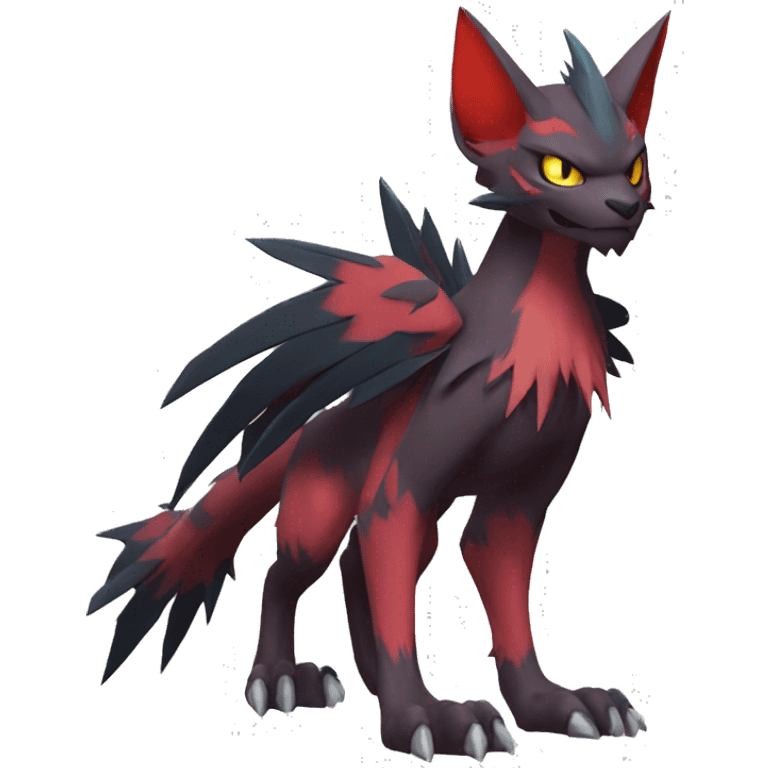 Noivern-Litten-Zoroark full body emoji