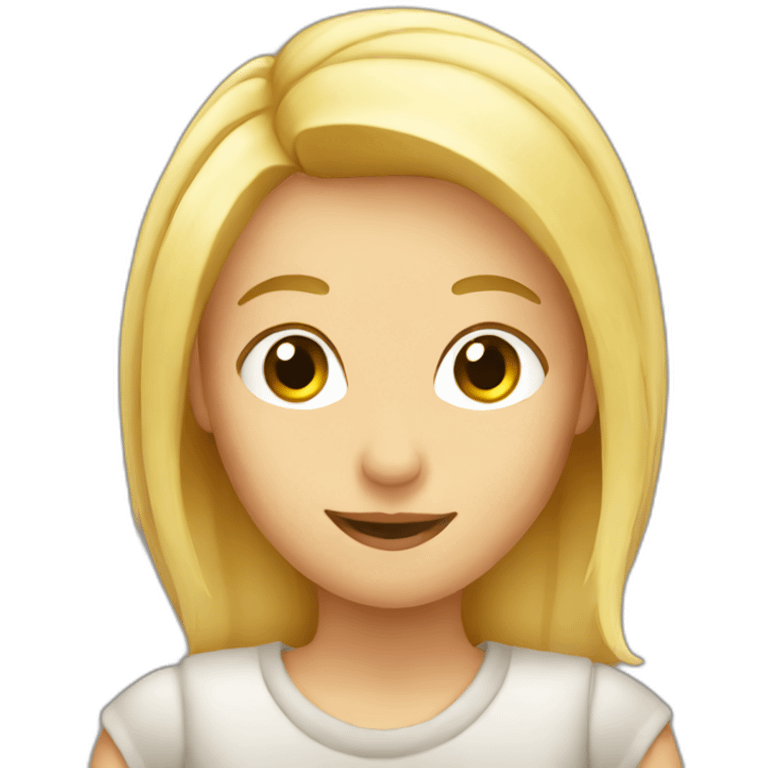 Blonde beer emoji