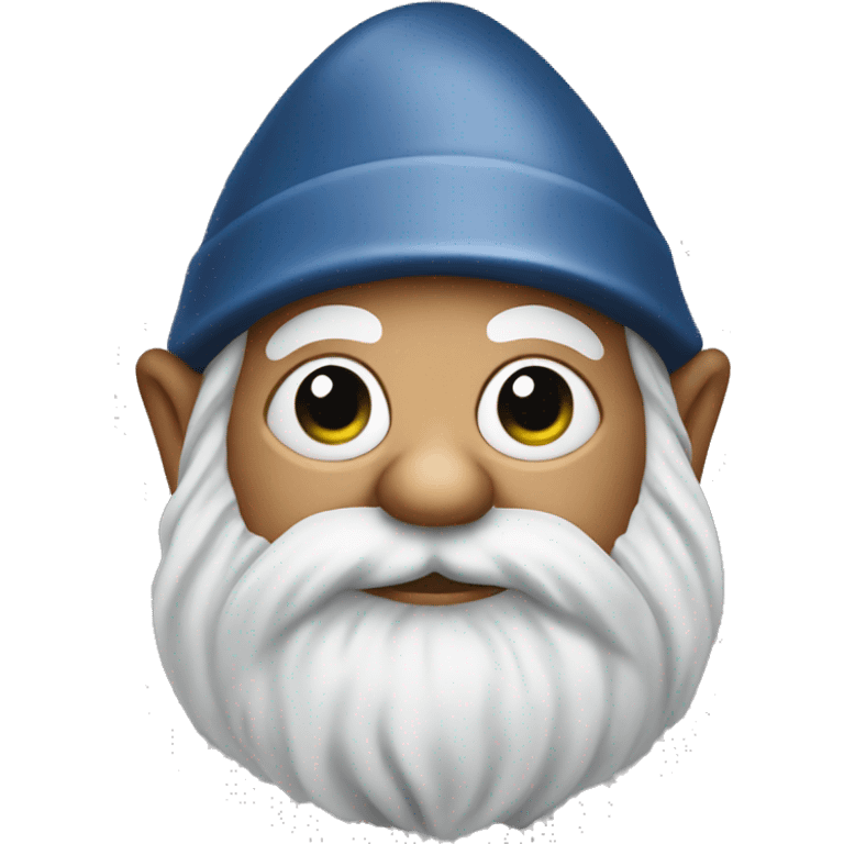 Garden gnome with x over eyes emoji