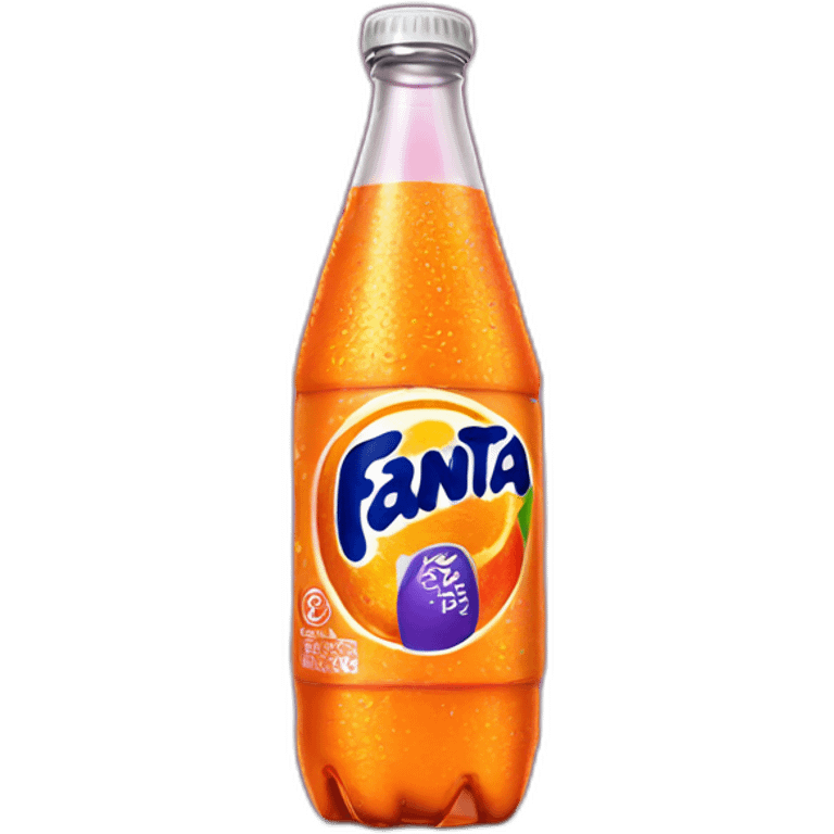 bottle of fanta emoji