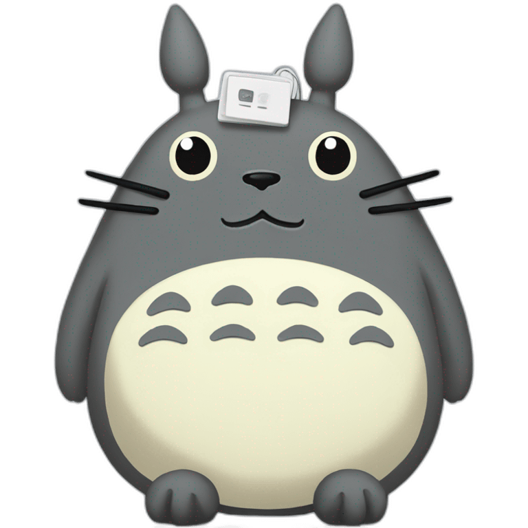 totoro-on-laptop emoji