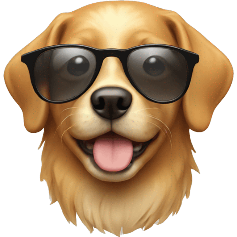 dog with sun glasses emoji