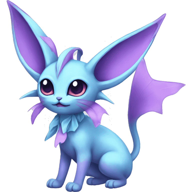 Espeon-Vaporeon full body emoji