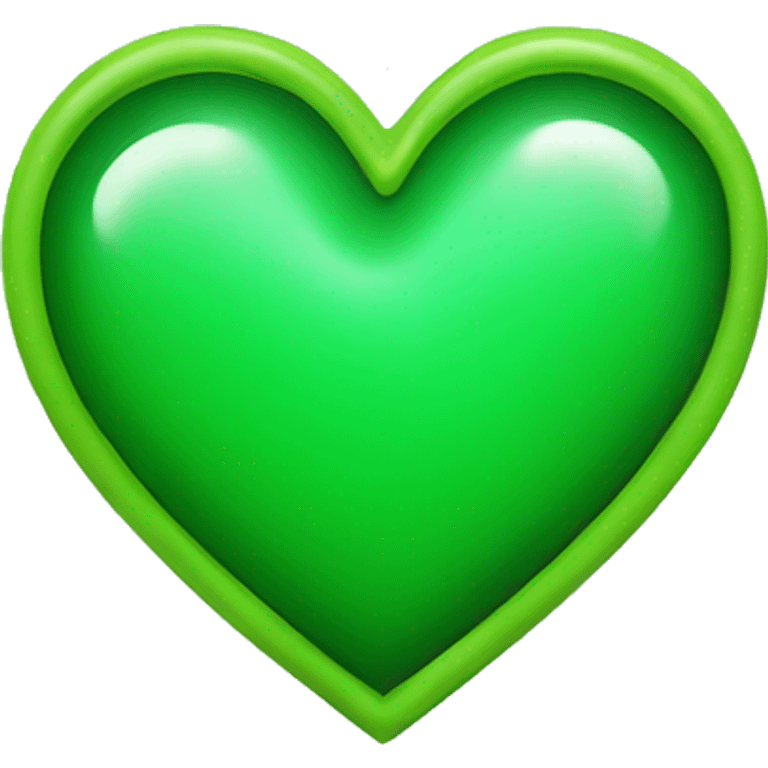 Green heart emoji