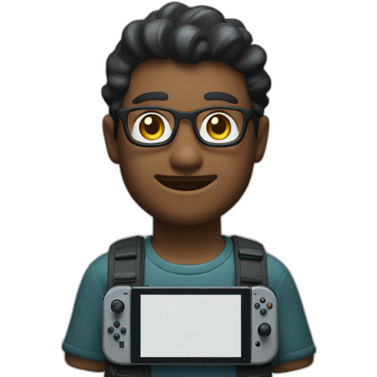 Nintendo switch console emoji