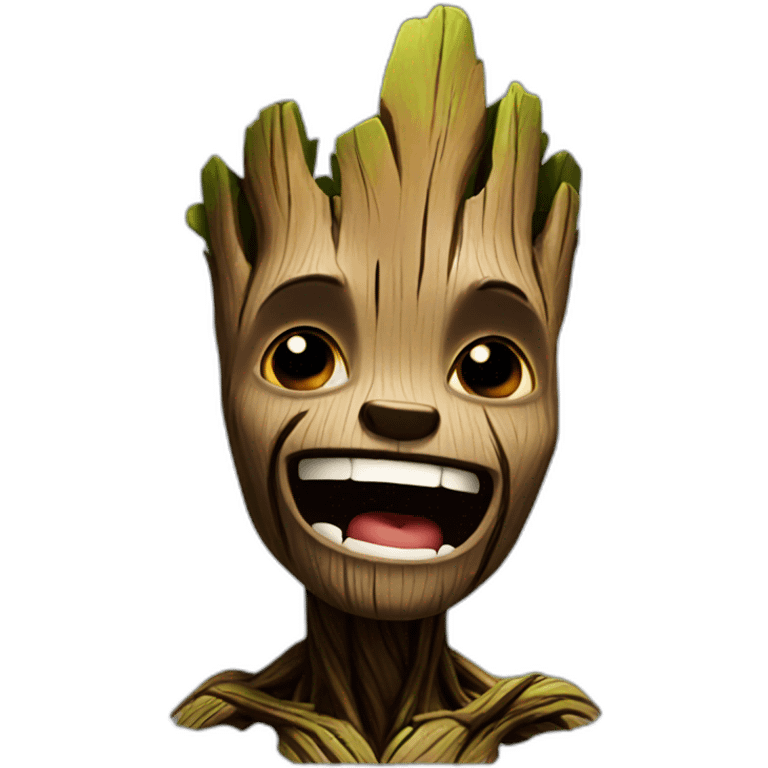 Groot sing emoji