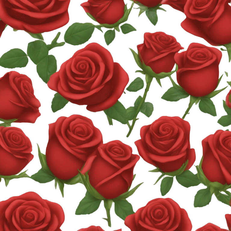 Red rose emoji