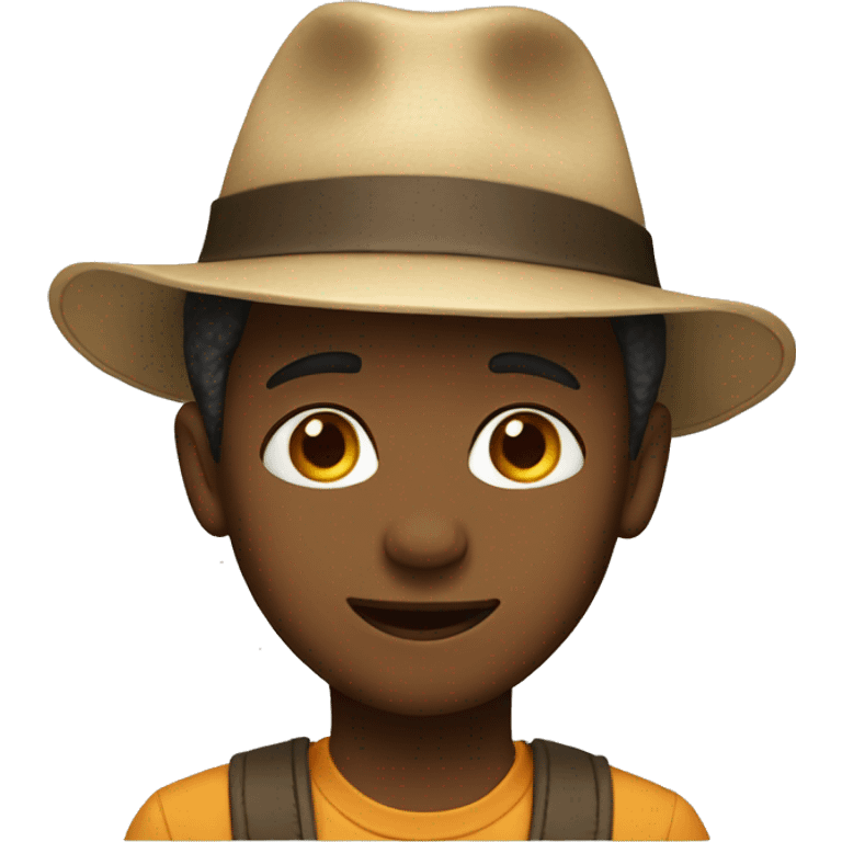 Boy with a hat emoji